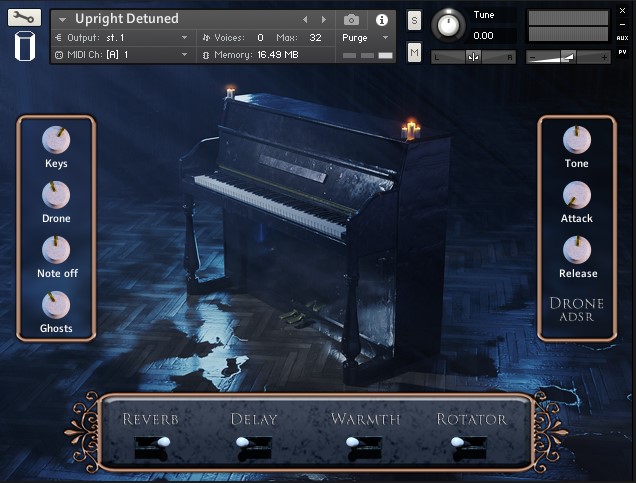 Upright Detuned